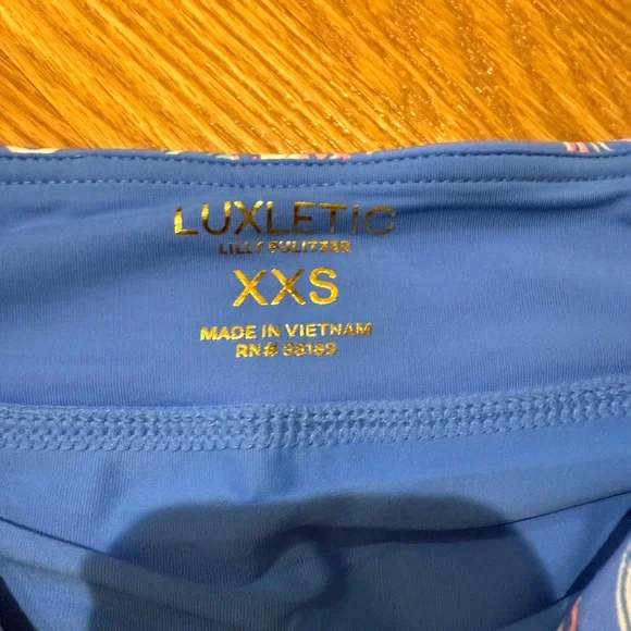 Lilly Pulitzer Luxletic Blue Activewear - Picture 6 of 7